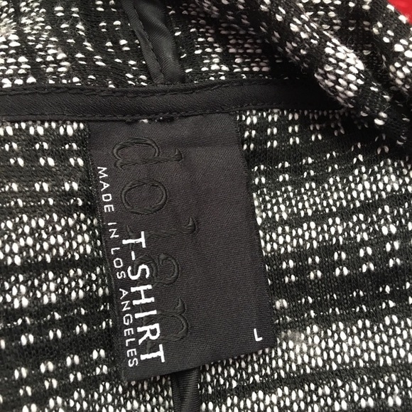 Dolan Open Cardigan Black and White size L - Picture 5 of 7